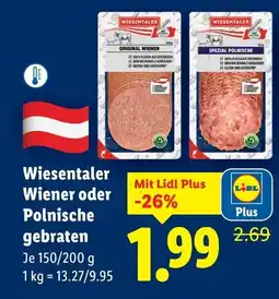 Lidl Wiesentaler wiener oder Angebot