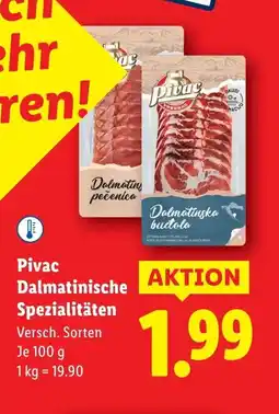 Lidl Piva dalmatinische spezialitäten Angebot