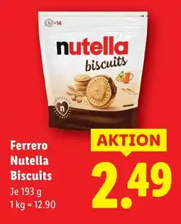 Lidl Ferrero Nutella Biscuits Angebot
