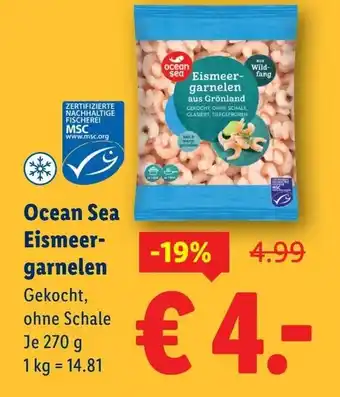 Lidl Ocean sea eismeer- garnelen Angebot