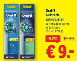 Lidl Oral-b aufsteck- zahnbürsten Angebot