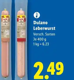 Lidl Dulano Leberwurst Angebot