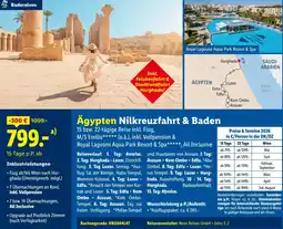 Lidl Reisen Ägypten Nilkreuzfahrt & Baden Angebot