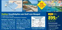 Lidl Reisen Italien Inselhüpfen am Golf von Neapel Angebot