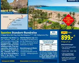 Lidl Reisen Spanien Standort-Rundreise Angebot