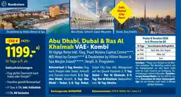 Lidl Reisen Abu Dhabi, Dubai & Ras Al Khaimah VAE- Kombi Angebot