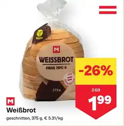 MPreis M Weißbrot geschnitten Angebot