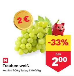 MPreis M Trauben weiß Angebot