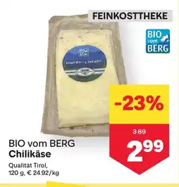 MPreis BIO vom BERG Chilikäse Angebot