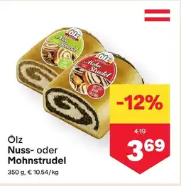 MPreis Ölz Nuss- oder Mohnstrudel Angebot
