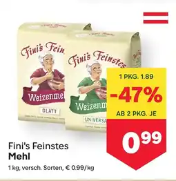 MPreis Fini's Feinstes Mehl Angebot