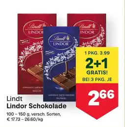 MPreis Lindt Lindor Schokolade versch. Sorten MPREIS Angebot
