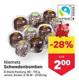 MPreis Niemetz Schwedenbomben versch. Sorten MPREIS Angebot
