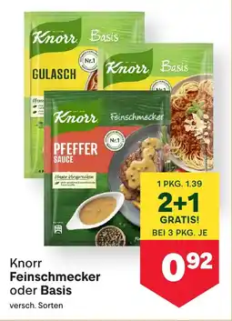MPreis Knorr Feinschmecker oder Basis Angebot