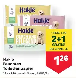 MPreis Hakle Feuchtes Toilettenpapier Angebot