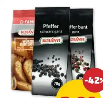 PENNY Kotányi Gewürzbeutel Angebot