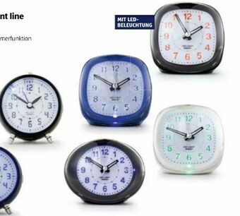 Hofer Quarzwecker Silent Line Angebot