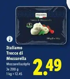 Lidl Italiamo Treccia di Mozzarella Angebot