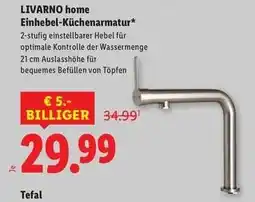 Lidl LIVARNO home Einhebel-Küchenarmatur Angebot
