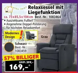 Norma Relaxsessel mit Liegefunktion Angebot