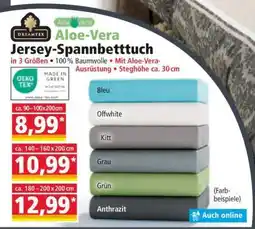 Norma Aloe-Vera Jersey-Spannbetttuch Angebot