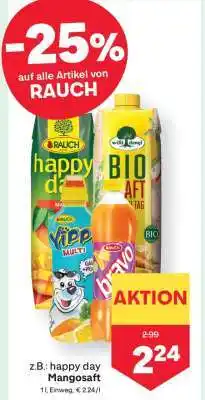 MPreis happy day Mangosaft Angebot