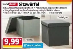 Norma trendstabil Sitzwürfel Angebot