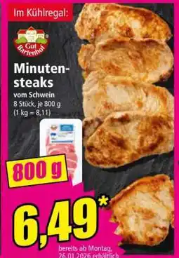 Norma Minutensteaks Angebot