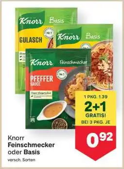 MPreis Knorr Feinschmecker oder Basis Angebot