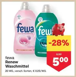 MPreis fewa Renew Waschmittel Angebot