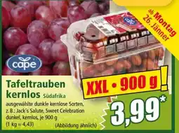 Norma Tafeltrauben kernlos Angebot