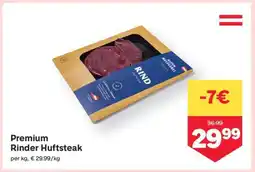 MPreis Premium Rinder Huftsteak Angebot