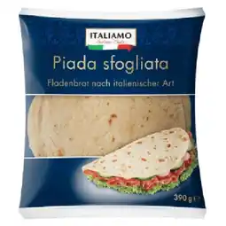 Lidl Piada sfogliata Fladenbrot nach italienischer Art Lidl APP Preis Angebot
