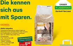 Lagerhaus Genol holzpellets Angebot