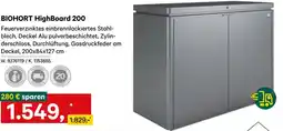 Lagerhaus BIOHORT HighBoard 200 Angebot