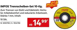 Lagerhaus IMPOS Trennscheiben-Set Angebot