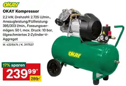Lagerhaus OKAY Kompressor Angebot