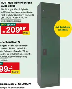 Lagerhaus ROTTNER Waffenschrank Gun5 Cargo Angebot