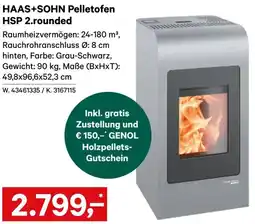 Lagerhaus HAAS+SOHN Pelletofen HSP 2.rounded Angebot