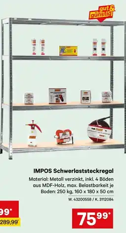 Lagerhaus IMPOS Schwerlaststeckregal Angebot