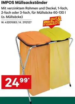Lagerhaus IMPOS Müllsackständer Angebot