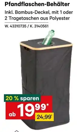 Lagerhaus Pfandflaschen Behälter Angebot