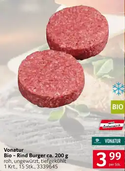 Transgourmet Vonatur Bio-Rind Burger Angebot