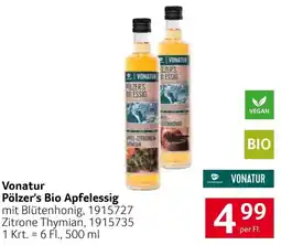 Transgourmet Vonatur Pölzer's Bio Apfelessig Angebot