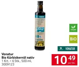 Transgourmet Vonatur Bio Kürbiskernöl nativ Angebot