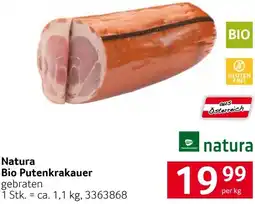 Transgourmet Natura Bio Putenkrakauer Angebot