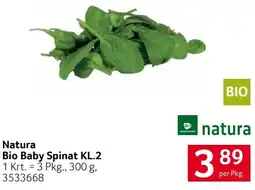 Transgourmet Natura Bio Baby Spinat KL.2 Angebot