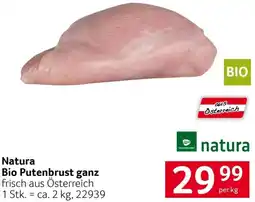 Transgourmet Natura bio putenbrust ganz Angebot