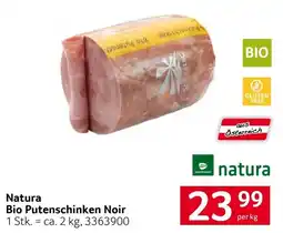 Transgourmet Natura bio putenschinken noir Angebot