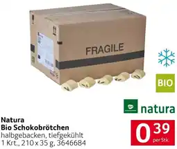 Transgourmet Natura Bio Schokobrötchen Angebot
